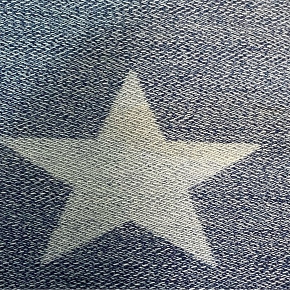 JUDY BLUE - SZ. 0 / 24 - SUPER FLARE FIT - BELL BOTTOM DISTRESSED STAR - B7 - Picture 15 of 15